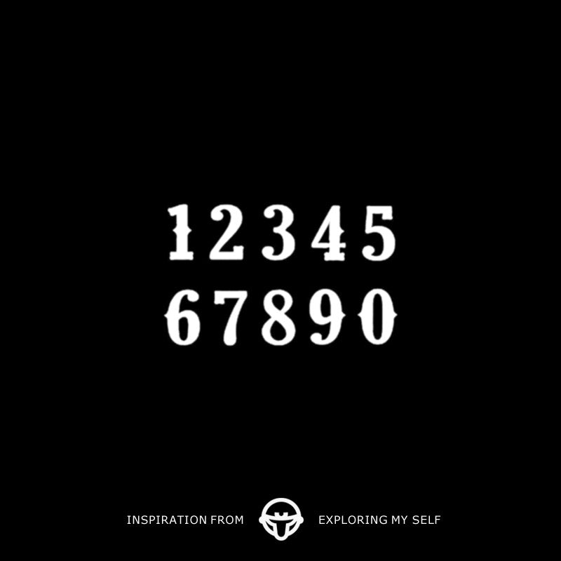 The Number A Semi Permanent Tattoo
