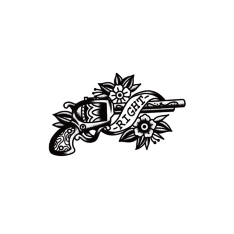 Vintage revoliver - Semi Permanent Tattoo