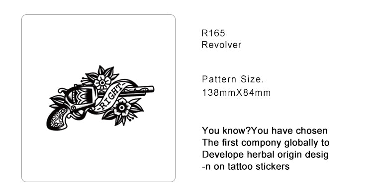 Vintage revoliver - Semi Permanent Tattoo