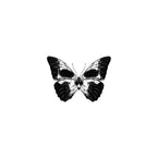 Skull butterfly Semi Permanent Tattoo