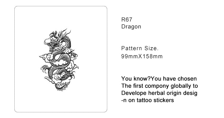 Dragon - Semi Permanent Tattoo