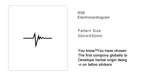 Electrocardiogram - Semi Permanent Tattoo